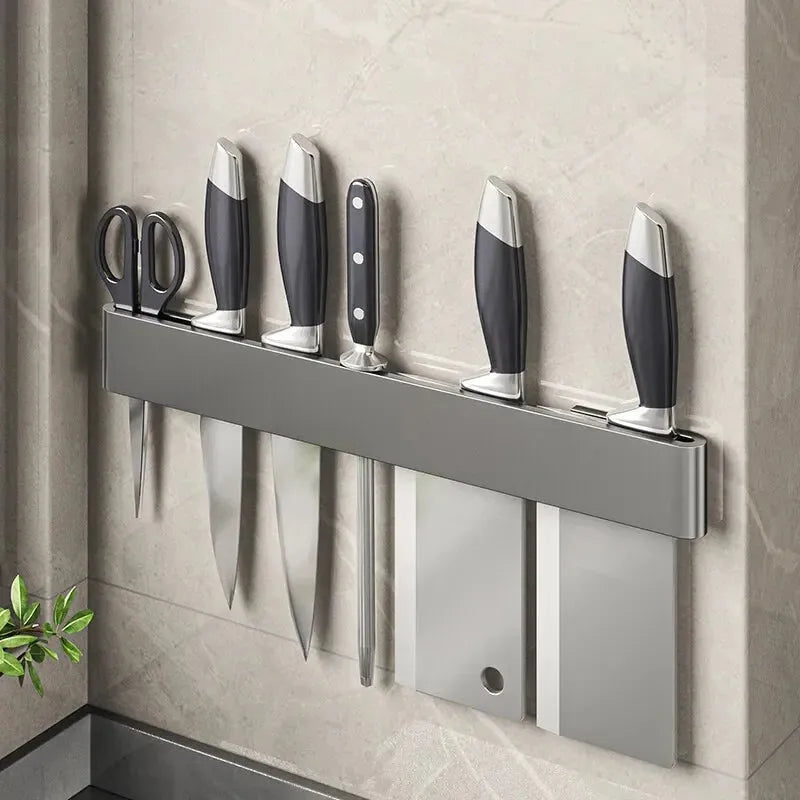 wall-mounted kitchen knife organizer