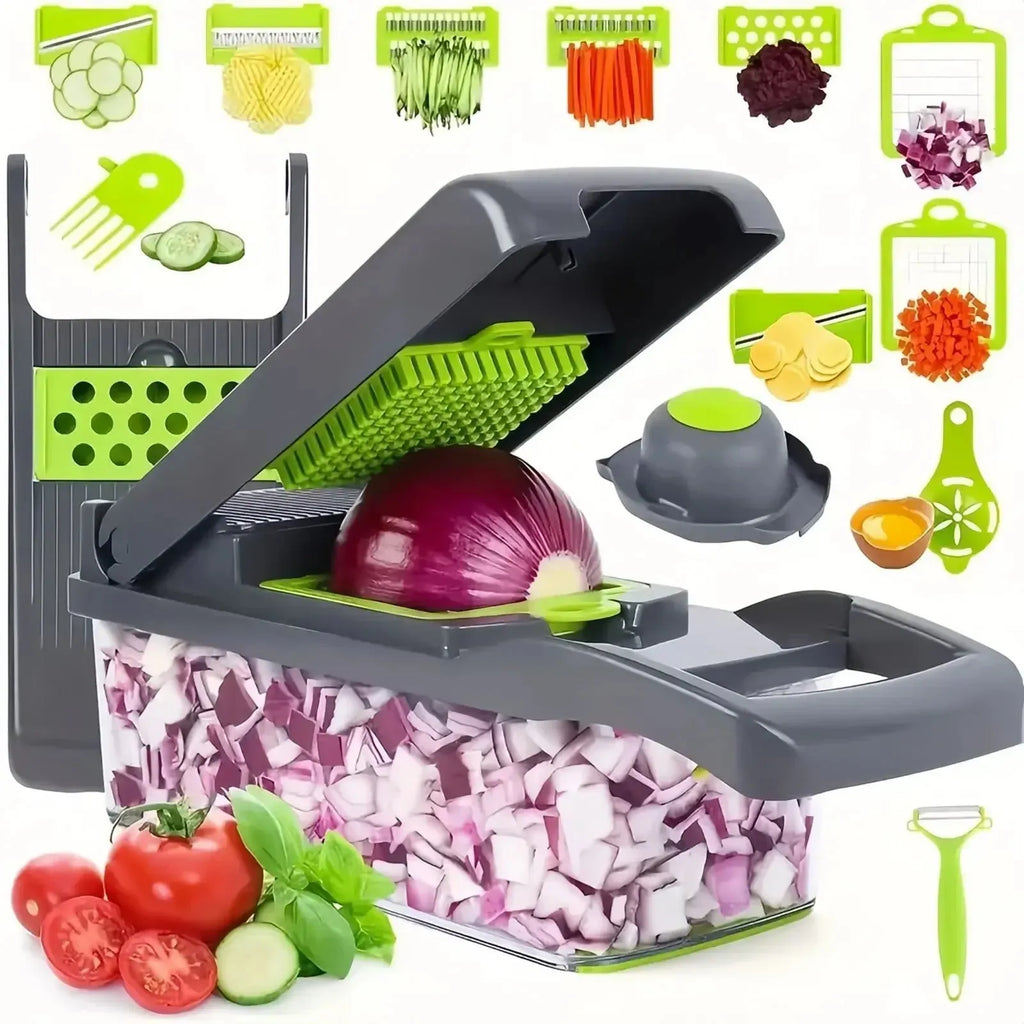 multifunctional vegetable cutter with handle