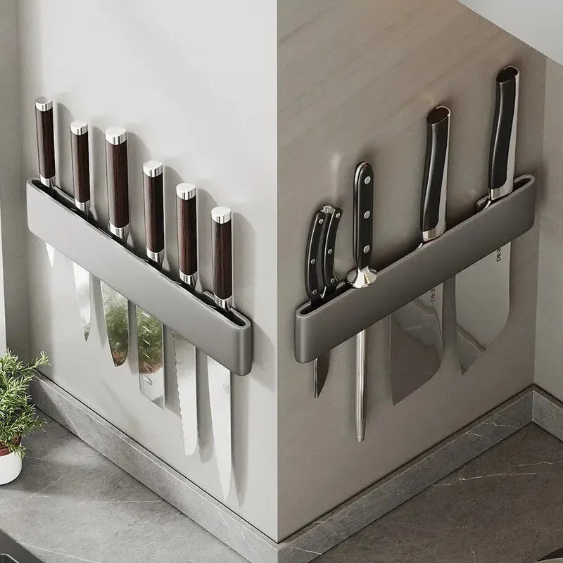 wall-mounted kitchen knife organizer