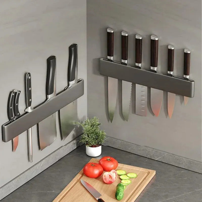 wall-mounted kitchen knife organizer