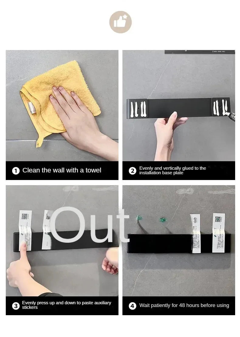 wall-mounted kitchen knife organizer