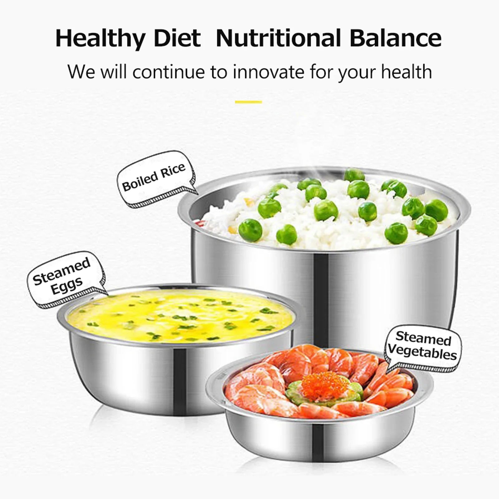 Electric Lunch Box with Stainless Steel Container