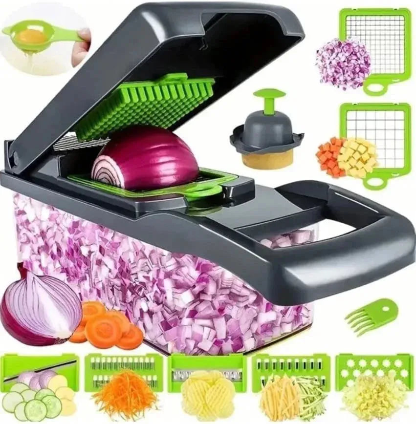 multifunctional vegetable cutter with handle